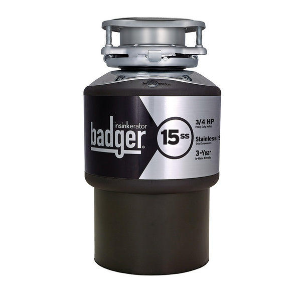 Badger 15ss 3/4-HP Garbage Disposal & Professional Installation